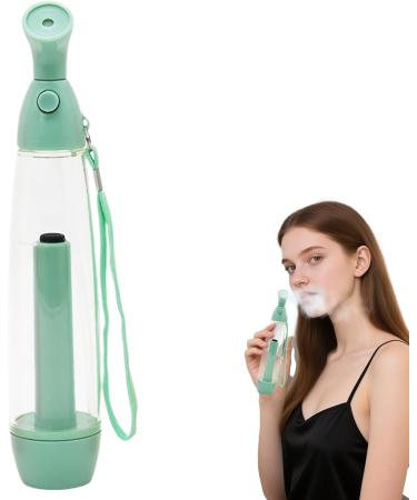 Brume Visage | Visage Hydratant Portable pour Yeux Petit Appareil de Brumisation Manuel et Portatif L ger pour Soins de la Peau Maquillage des Yeux Camping et Voyage pour Femmes et Hommes Vert - Buy Online on GoSupps.com