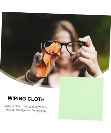 Healifty 10pcs Silver Lens Cleaning Cloths Soft Microfiber Wipers for Glasses & Platinum Suede - Perfect for Eyeglasses & Screens - Buy Online on GoSupps.com