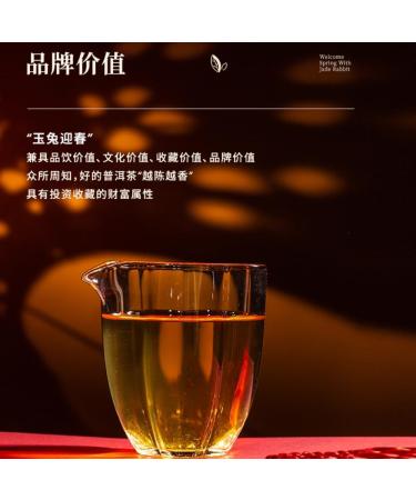 Pu-erh tea 2021 Chen Shenghao Jade Rabbit Welcomes Spring 357g Raw - Buy Online on GoSupps.com