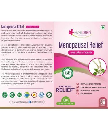 everteen Menopausal Relief Natural Capsules for Hot Flashes 4 Packs (360 Total Capsules) Best eCommerce Solution for Women's Health - Buy Online on GoSupps.com