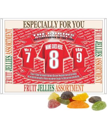 Bristol City Football Shirt Personalised Gift Boxed Sweets - Buy Online on GoSupps.com