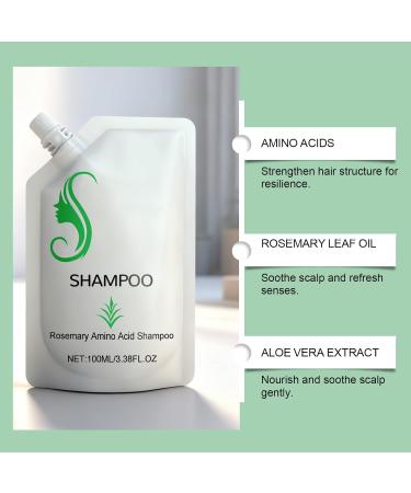 2026 Upgrade Rosemary Amino Acid Shampoo for Thinning Hair and Hair Growth Moisturizing and Strengthening Shampoo with Aloe Vera Gentle Daily Cleansing for Fine Hair (2) - Buy Online on GoSupps.com