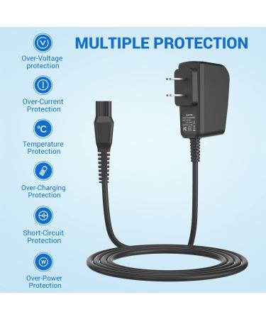 Philips Norelco HQ8505 Replacement Charger Cord - 15V 0.36A Power Cord for Electric Shaver and Beard Trimmer Series - Buy Online on GoSupps.com