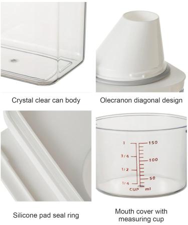 1100ml Laundry Detergent Dispenser Large Capacity Liquid Detergent Dispenser with Measuring Cup Washing Powder Container - Buy Online on GoSupps.com