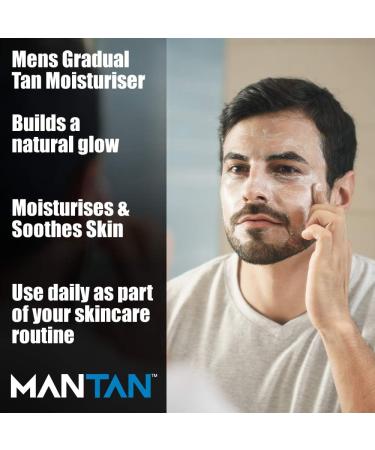 Men's Moisturiser with Gradual Tan Bronzer - MANTAN - Buy Online on GoSupps.com