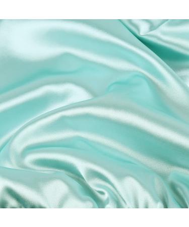 Geatremy Braids Long Silky Satin Bonnet - Double Layer Sleep Cap for Curly Hair - Cyan - Kids Girls - Buy Online on GoSupps.com