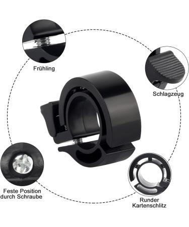 Funtery Bicycle Bell - 2 Pieces for Kids & Adults | MTB Racing Bike Bell | Fits 22-24 mm Handlebars - Buy Online on GoSupps.com