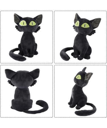 HFFJJLTU Plush Toy Black Cat Black Cat Stuffed Animals Toy Cute Stuffed Cat Plush Doll Black Cat Design Sofa Pillow Decoration Doll Gift Black Cat Plush Stuffed Toy For Anime Fans And Collectors 28CM - Buy Online on GoSupps.com