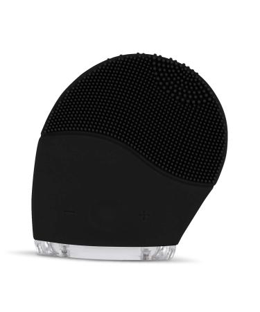 Premium Silicone Face Wave Cleaning Brush - Rejuvenate Skin with Vibration Technology | All Skin Types | Black - Buy Online on GoSupps.com