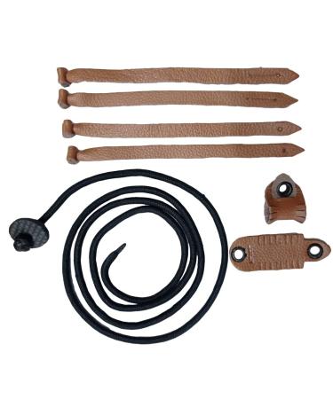Falconry aylmeri anklets jesses & leash set SMALL (English Kestrels spars Merlins Little owls - Buy Online on GoSupps.com