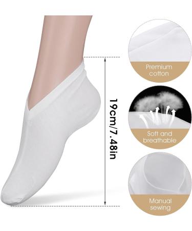 WLLHYF 3 Pairs Moisturizing Socks for Dry Feet - Overnight Spa Socks for Women - Lotion Infused Moisture Enhancing Socks - Buy Online on GoSupps.com