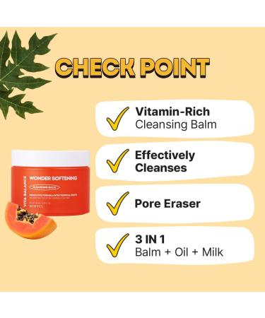 Buy EUNYUL Vita Balance Wonder Softening Cleansing Balm 90ml - 3-in-1 Makeup Remover Oil & Milk | International Shipping Available - Buy Online on GoSupps.com