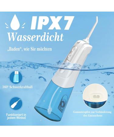 Surfou Wireless Mouth Shower - 300ml 4 Modes 6 Nozzles | IPX7 Waterproof Oral Care | Perfect Christmas Gift for Home & Travel - Buy Online on GoSupps.com