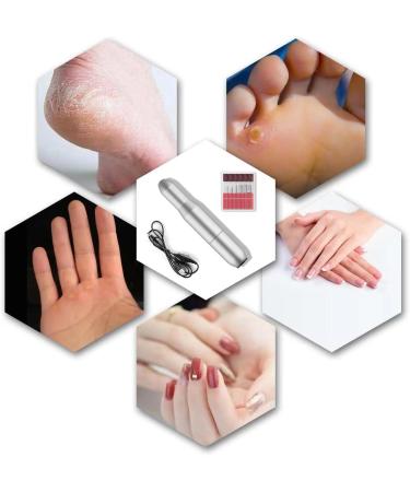 Electric Nail File Professional Nail Drill 20000RPM Adjustable Speed Manicure Drill Set Pedicure Set Nail Accessories Nail Cutter for Acrylic Nail Gel Nail Polishing Salon Manicure at Home(Silver) - Buy Online on GoSupps.com