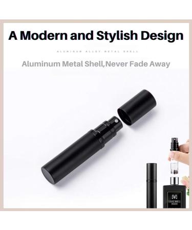 UULANFA Portable Mini Refillable Perfume Atomizer Bottle - Travel-Sized Cologne Sprayer Y-Black - Buy Online on GoSupps.com