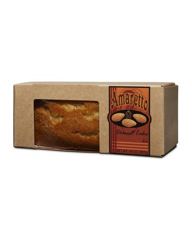 Beatrice Bakery Co. Amaretto Freshly Made Premium Delicious Old Fashioned Dessert Fruit Cake German Syrup Sweet & Nutty with Sliced Almonds 14 oz