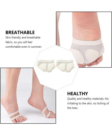 Shop Premium Five-Finger Boat Socks & Ballet Insoles - Elastic Forefoot Pads & Metatarsal Support for Dancers | International Shipping Available - Buy Online on GoSupps.com