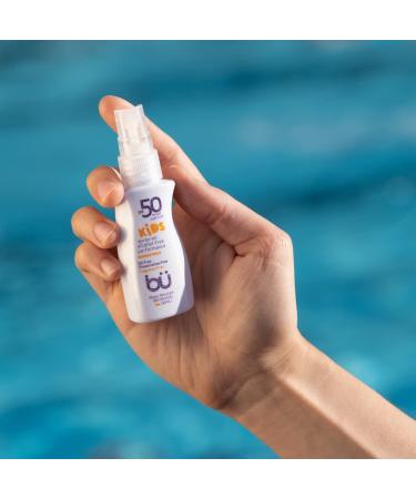 Kids SPF 50 Sunscreen Spray - Sweat & Water-Resistant, Clear, Moisturizing, Non-Comedogenic, Oil, Alcohol, and Cruelty-Free - 1 Ounce - Buy Online on GoSupps.com