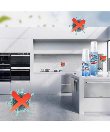 Multi-Purpose Kitchen Cleaner - Powerful Splash Foam Spray Multi-Purpose Easy Cleaning Foam Cleaner Spray All Purpose Cleaning Spray For Bathrooms And Kitchens (2 PCS) - Buy Online on GoSupps.com