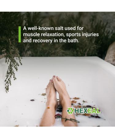 Hexeal Himalayan Pink Salt | Fine | 1kg Tub | FCC Food | Cosmetic Grade | 100% Natural - Buy Online on GoSupps.com