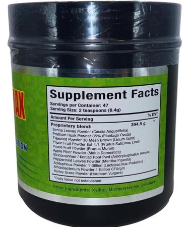 G.M.J FIBRA 18 Super MAX Powder 400g 18-Fiber Blend with Senna Flaxseed Prune Apple & More Dietary Supplement for Digestive Cleansing & Detoxification Unflavored Natural Digestive Support - Buy Online on GoSupps.com