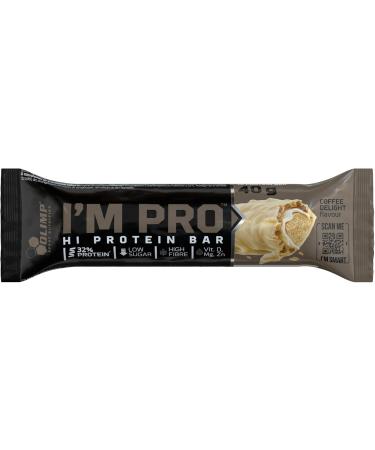 Olimp Sport Nutrition Im Pro Protein Bar 40g Protein bars Valuable protein snacks for athletes Coffee delight - Buy Online on GoSupps.com