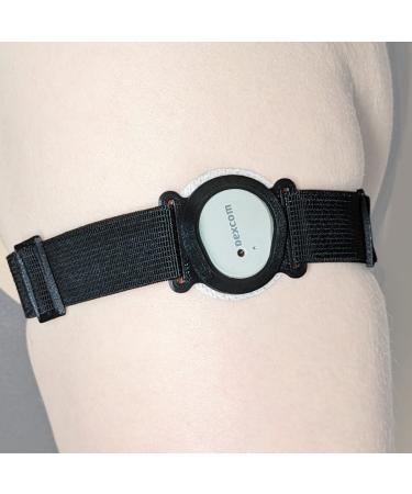 Diababrothers DexCom G7 Fixing Band Fixing holder with adjustable bracelet - holder: black - bracelet: black - size: M (25-35 cm) m (25-35 cm) black