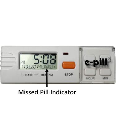 e-Pill MedGlider Pill Organizer | Vitamin & Medicine Pill Box Reminder with 4 Compartments - International Shipping Available - Buy Online on GoSupps.com