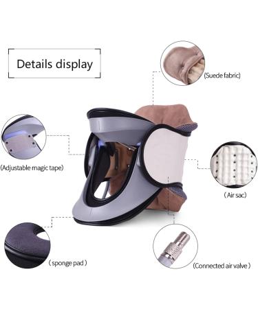 Adjustable Neck Support Device - At-Home Traction Cushion for Neck Decompression & Relief | Firm Neck Traction Stretcher - Buy Online on GoSupps.com