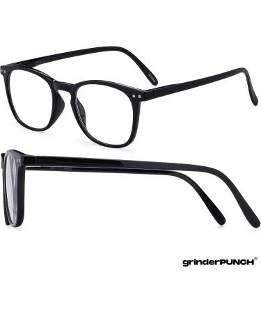 grinderPUNCH High Magnification Readers Glasses | Powerful +4.00 to +6.00 Options | Durable +5.00 Black Eyewear - Shop Internationally - Buy Online on GoSupps.com