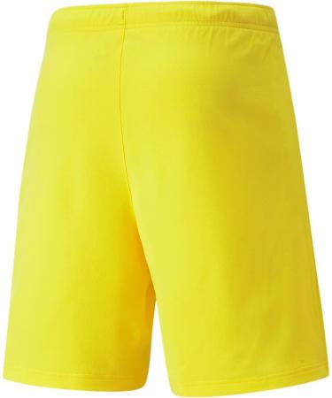 PUMA Unisex Baby Shorts Teamrise Short Jr 128 - Cyber Yellow | International Shipping Available - Buy Online on GoSupps.com