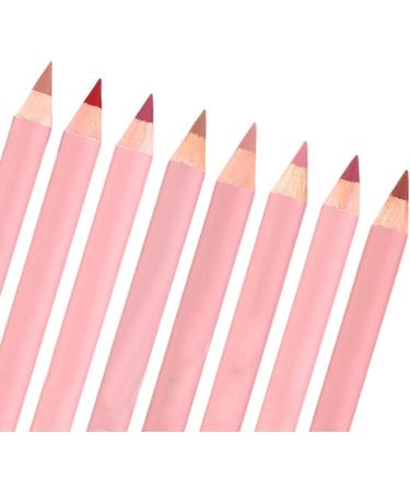Lip Pencil - 12 Long-Lasting Colors Natural Matte Creamy Cosmetics - Makeup Lip Pencil | for Home Travel Day Party Wedding Winter Autumn Spring Office School Date - Buy Online on GoSupps.com