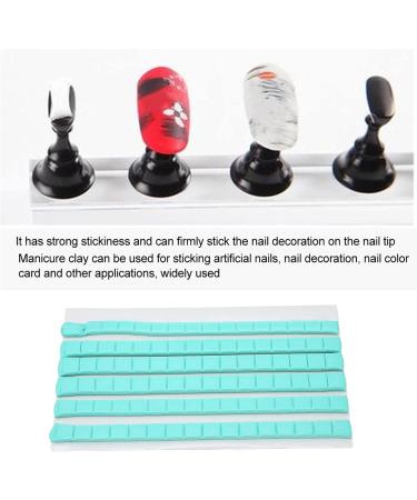 ANKROU Nail Art Plasticine Nail Putty for Nail Stand Reusable Nail Art Clay Nail Glue Clay DIY Professional Fake Nail Tips Sticky Manicure Tool Nail Art Plastic - Buy Online on GoSupps.com