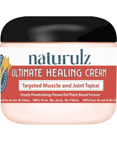 Naturulz Ultimate Healing Cream 4oz - Fast-Acting Pain Relief for Backs Knees Shoulders Muscles & Joints | Plant-Based Formula with Arnica & Capsicum - Buy Online on GoSupps.com