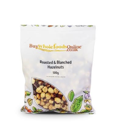 Hazelnuts Whole Roasted & Blanched 500g (BWFO) - Buy Online on GoSupps.com