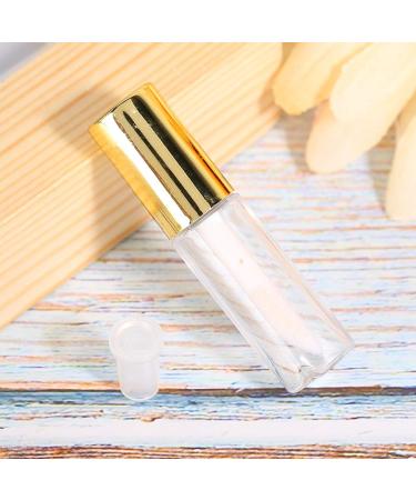45pcs Mini Refillable Lip Gloss Tubes - 1.2ml Gold Lipstick Bottle Containers for Travel & DIY - Buy Online on GoSupps.com