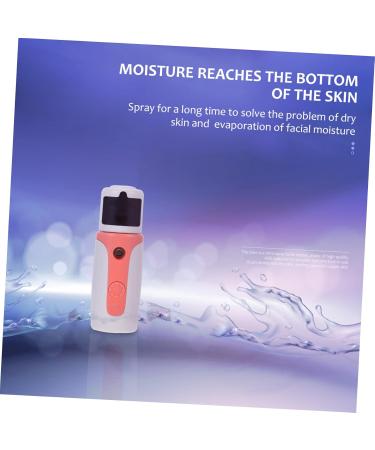 Beavorty 1 Set Hydrating Instrument Steamer for Face Nano Mist Sprayer Nano Facial Mister Facial Mister Steamer Portable Facial Mister Handy Mist Sprayer Abs Pink Face Sprayer Handheld Doll 10X3.3cm Pink - Buy Online on GoSupps.com