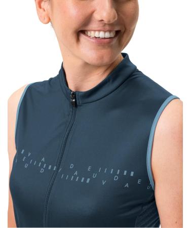 VAUDE Women's Posta Fz Tricot SL T-Shirt 42 - Dark Sea Uni | Premium Eco-Friendly Apparel for International Shipping - Buy Online on GoSupps.com