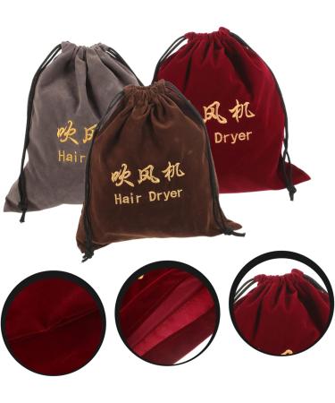 NOLITOY 15 Pcs Hair Dryer Carrying Bags Hair Styling Tools Bag Makeup Bag Organizer Fabric - Buy Online on GoSupps.com