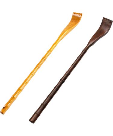 Buy Back Scratchers - 2-Pack 48.3 cm Smooth Wooden Manual Scratchers for Itching Relief - International Shipping Available - Buy Online on GoSupps.com