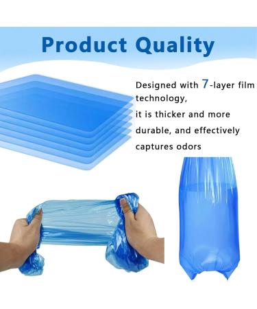 8-Pack Nappy Bin Refill Bags Compatible with Tommee Tippee Twist & Click Refill Sangenic Tec Simplee Sangenic.Baby Diaper Bin Bag Liner Pails(4.5M/177.16inch) - Buy Online on GoSupps.com