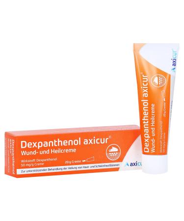 Dexpanthenol axicur Wound and Healing Cream for Dry Mucous and Cracked Skin 20 g / 0.7 Oz