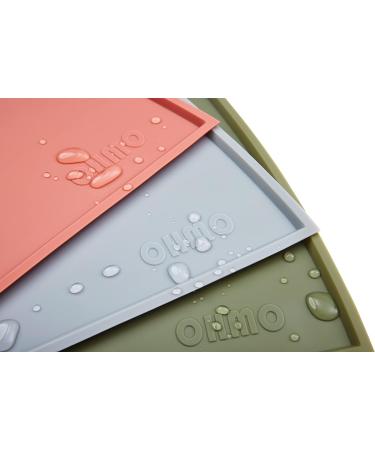 Ohmo Bowl Pad for Small Dogs & Cats | Non-Slip Silicone Feed Mat | Waterproof Cat & Dog Base 46x25cm - Buy Online on GoSupps.com