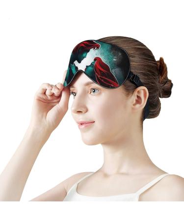 Prince and Woman Sleep Eye Masks - Elastic Strap for Women Men Travel Nap - Buy Online on GoSupps.com