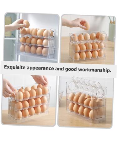 PRETYZOOM Egg Storage Box Egg Holder for Fridge Egg Storage Drawer Egg Preservation Holder Side Door Egg Plate - Buy Online on GoSupps.com
