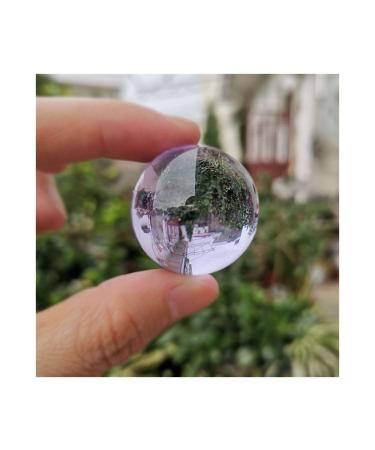 Fennchun crystal ice rack ball water wells bonsai glass ball main decoration ornaments feng shui figure marble ball gifts (color: purple ball size: 30mm) 30mm purple ball ball