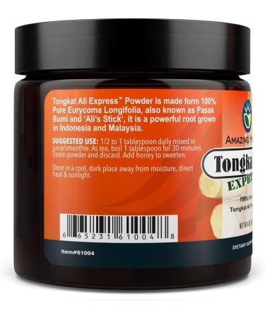 Black Seed Tongkat Ali Raw Powder - 4 oz - Buy Online on GoSupps.com