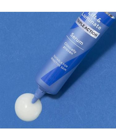 No7 Lift & Luminate Triple Action Face Serum - Collagen Peptide Anti-Wrinkle Serum - 50ml - Buy Online on GoSupps.com