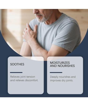 Joint Cream - 50g Natural Moisturizing Butter for Muscle and Joint Care | Non-Greasy Formula for Lumbar Hand Ankle Back Feet Leg Shoulder Waist Arm Relief During Workout Daily Travel Use for Men Women - Buy Online on GoSupps.com
