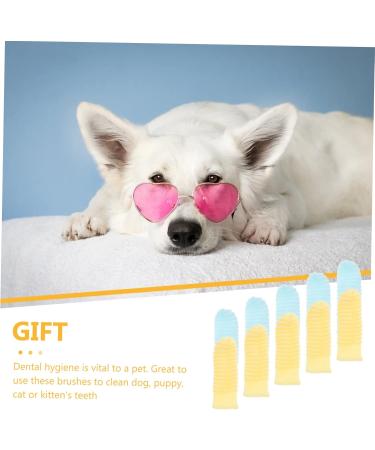 INOOMP 50 Pcs dog finger toothbrush dog toothbrush and toothpaste cat toothbrush and toothpaste 1 count (Pack of 1) As Shownx5pcs - Buy Online on GoSupps.com